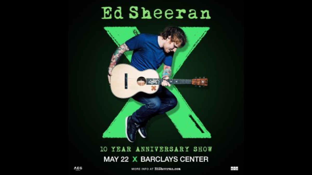 Ed Sheeran Playing Special One Off 'X' 10th Anniversary Show
