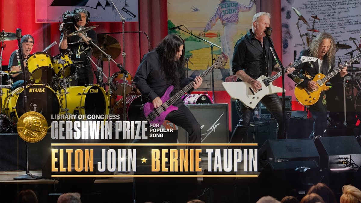 Metallica Share Full Elton John and Bernie Taupin Tribute Performance