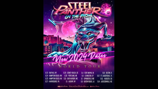 Steel Panther Announce Final U.S. Leg of On The Prowl World Tour