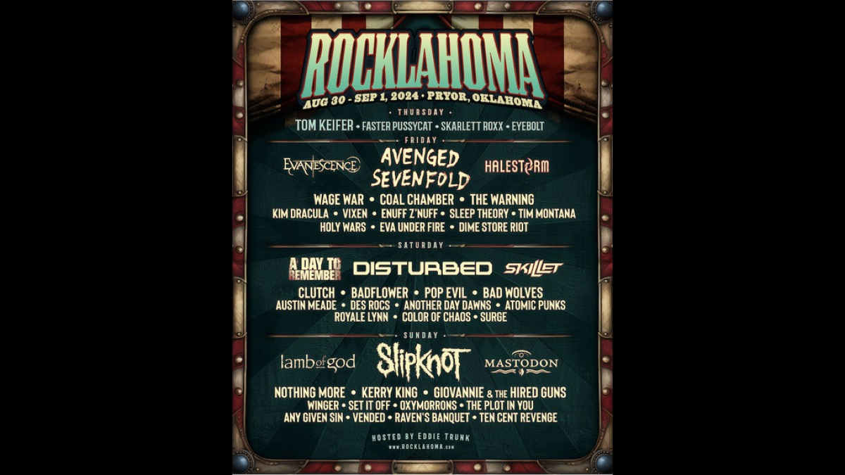 Slipknot, Avenged Sevenfold, Disturbed Lead Rocklahoma Lineup