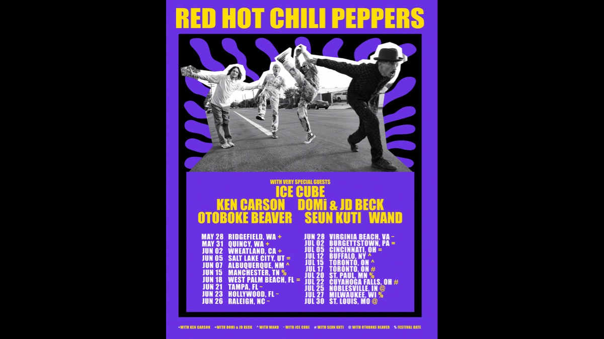 Red Hot Chili Peppers Launch Final Leg Of Unlimited Love Tour
