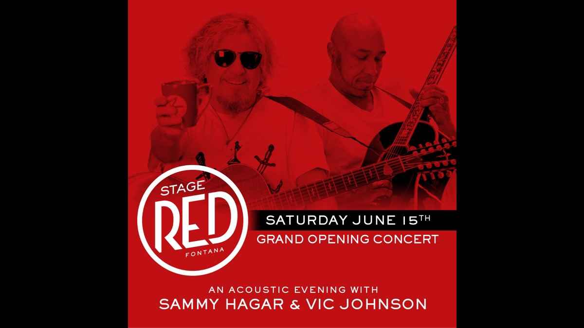 Sammy Hagar To Unplug For Stage RED Theater Opening