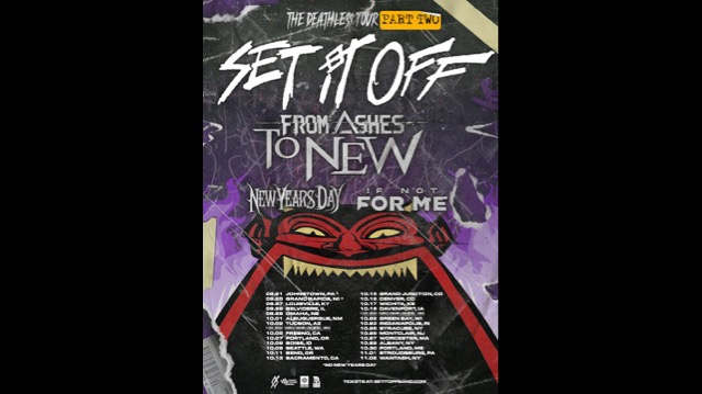 From Ashes To New Announce Tour With Set It Off, New Years Day, If Not For Me