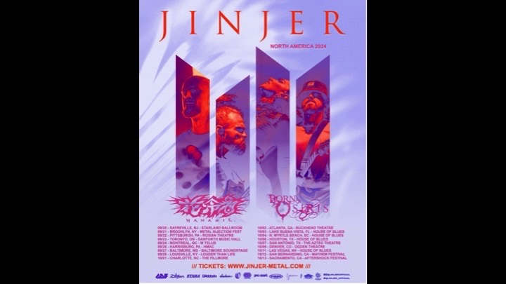 Jinjer Announces 2024 North American Headline Tour