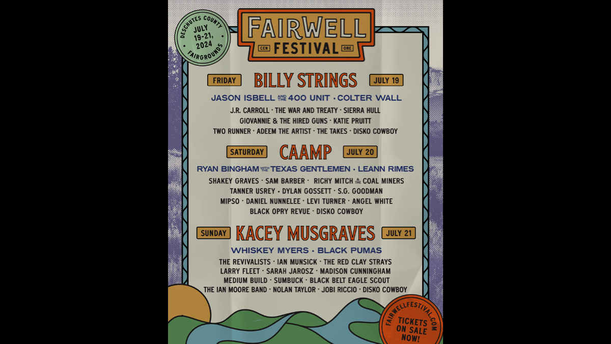 Billy Strings, Kacey Musgraves and Caamp Lead FairWell Festival Lineup