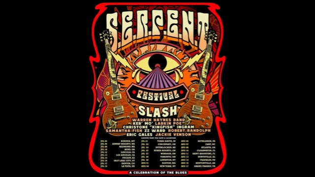 Slash To Livestream S.E.R.P.E.N.T. Blues Festival Performance