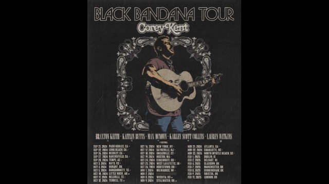 Corey Kent Announces Black Bandana Tour