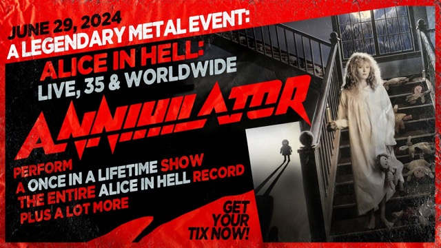 Annihilator Have Very Special Livestream This Weekend