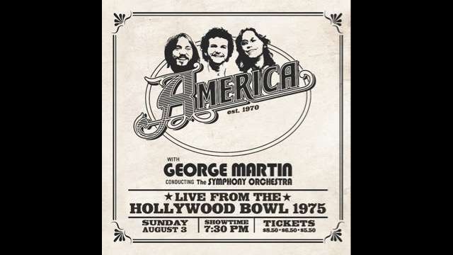 America to Release Never-Before-Heard Recordings from Live From The Hollywood Bowl 1975
