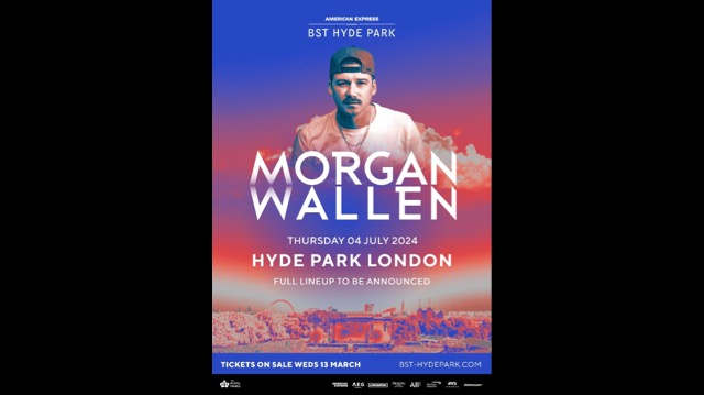 Morgan Wallen Takes Over London For Hyde Park Debut