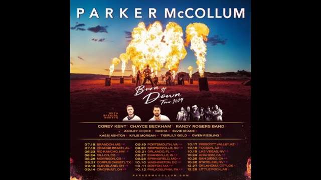 Parker McCollum Adds Dates To Burn It Down Tour