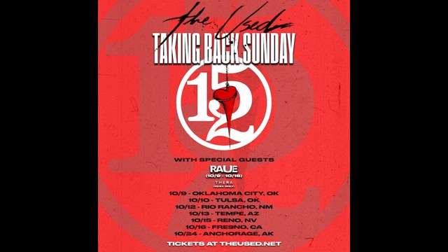 The Used & Taking Back Sunday Teaming Up For Co-Headline Tour