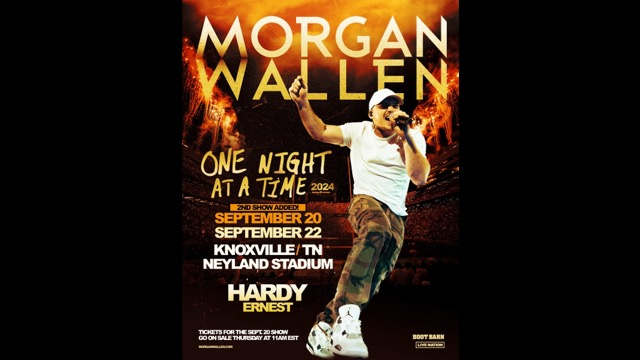 Morgan Wallen Adds 2nd Night At Neyland