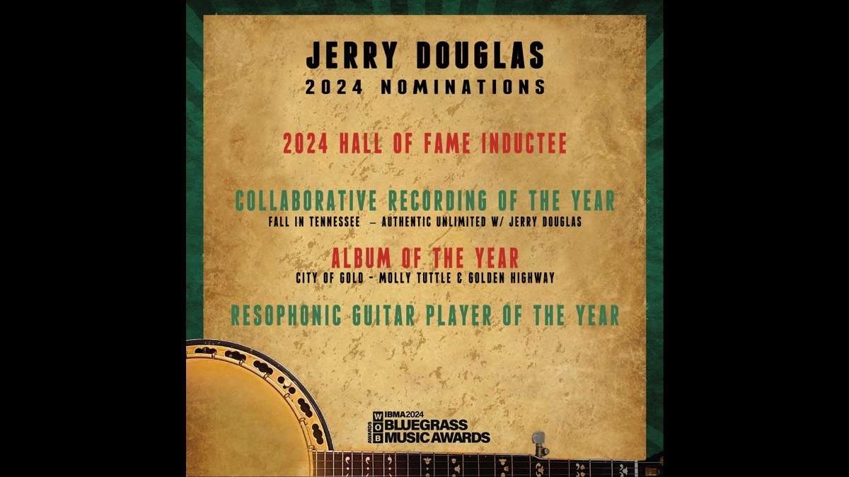 Jerry Douglas Reacts To Bluegrass Hall Of Fame Induction