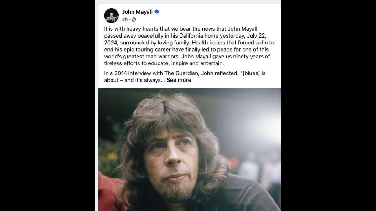 British Blues Icon John Mayall Dead At 90