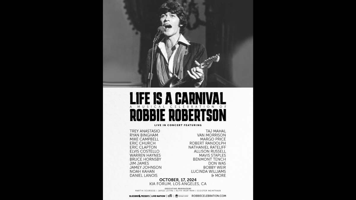 Clapton, Eric Church And More To Rock Life Is a Carnival: A Musical Celebration of Robbie Robertson