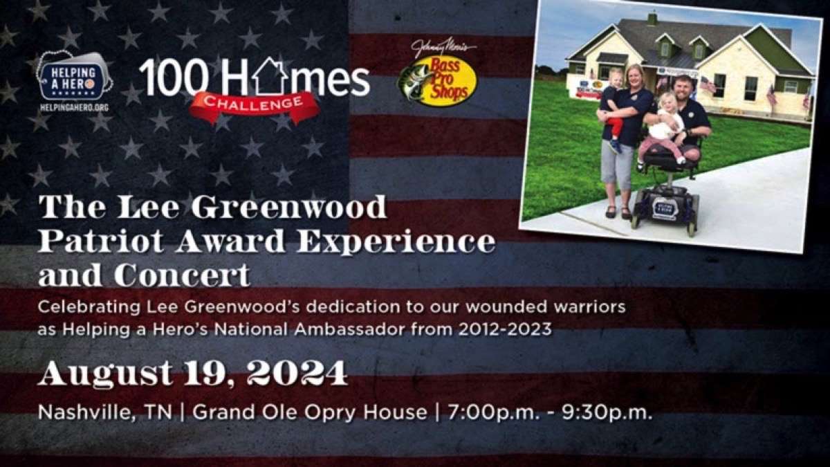 The Lee Greenwood Patriot Award Experience and Concert Announced