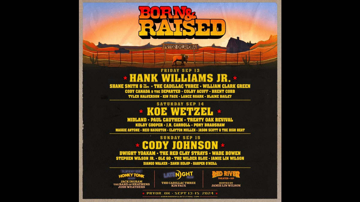 4th Annual Born & Raised Festival Set Times Announced