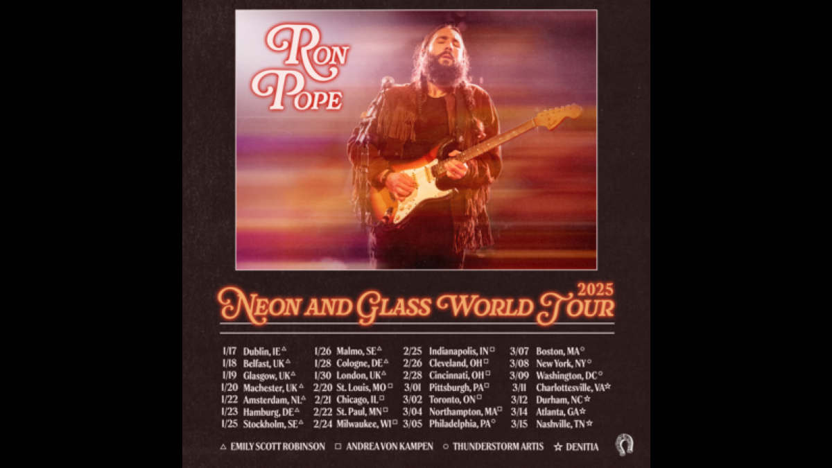 Ron Pope Announces 2025 Neon And Glass World Tour