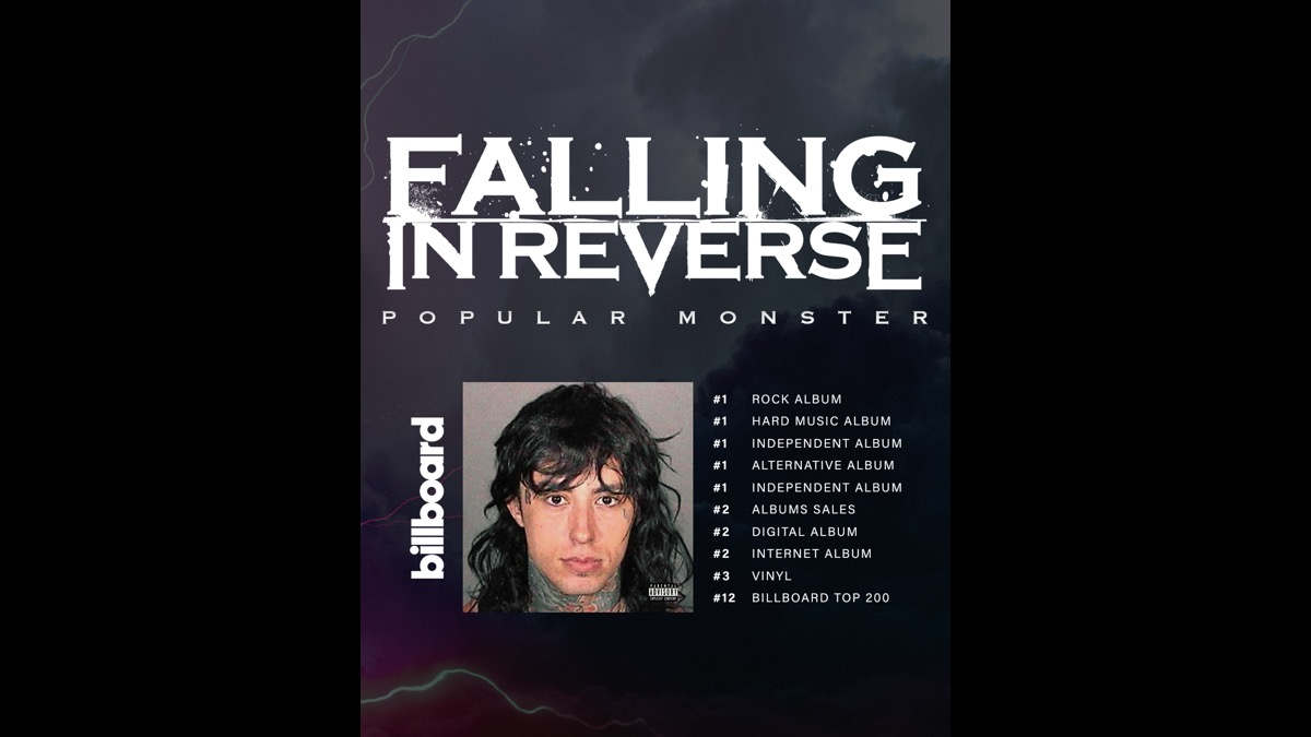 Jelly Roll Jams With Falling In Reverse As Their Album Tops The Rock Chart