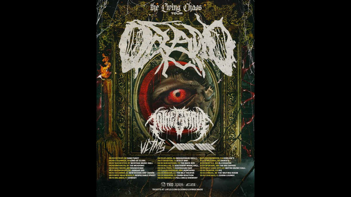 Oceano Share 'Into The Flames' Lyric Video As 'Living Chaos' Arrives