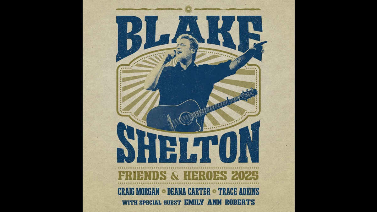 Blake Shelton Announces Friends & Heroes Tour 2025