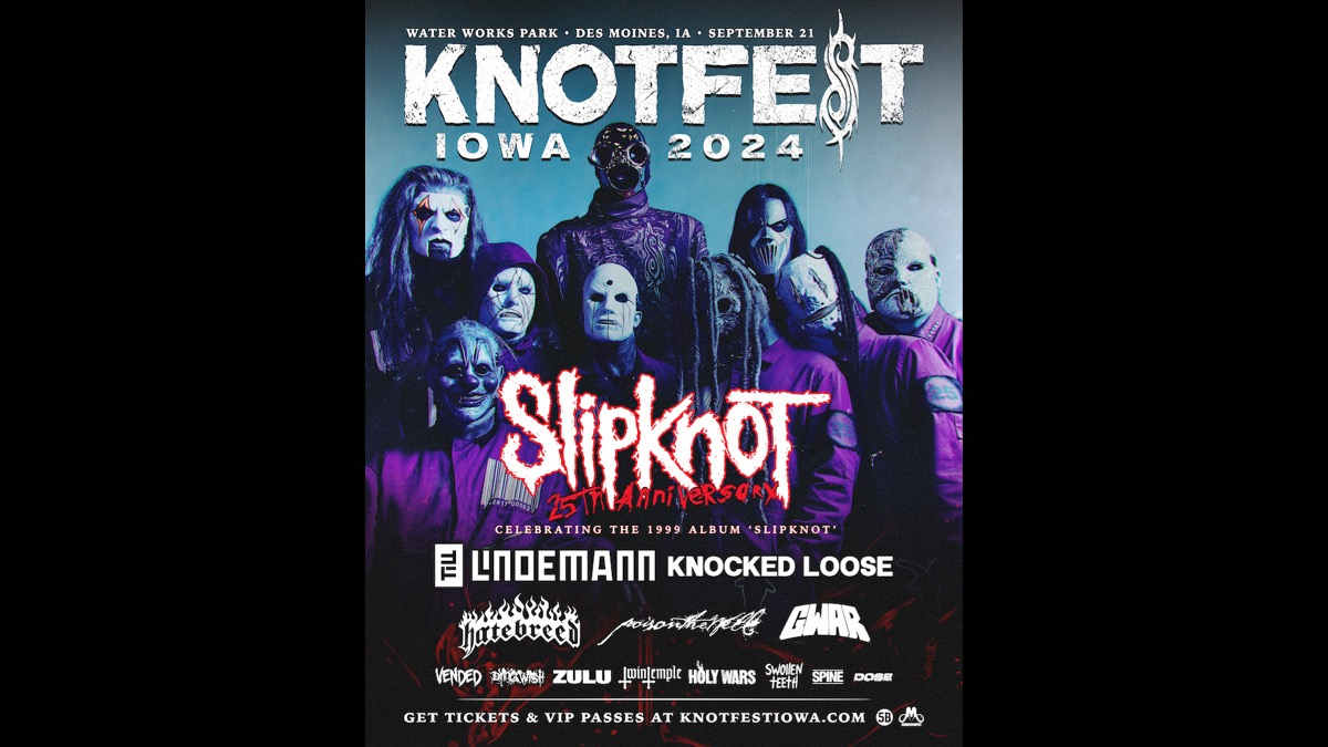 Slipknot Share Knotfest Iowa Details Including Knotfest Museum