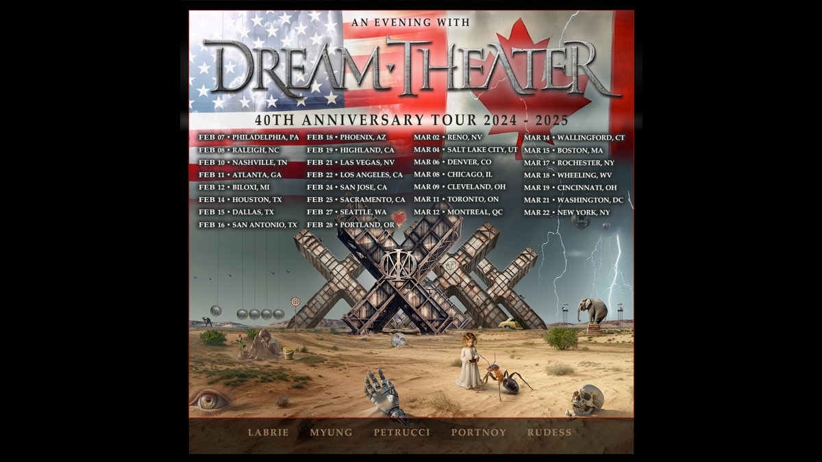 An Evening With Dream Theater 40th Anniversary North American Tour Announced