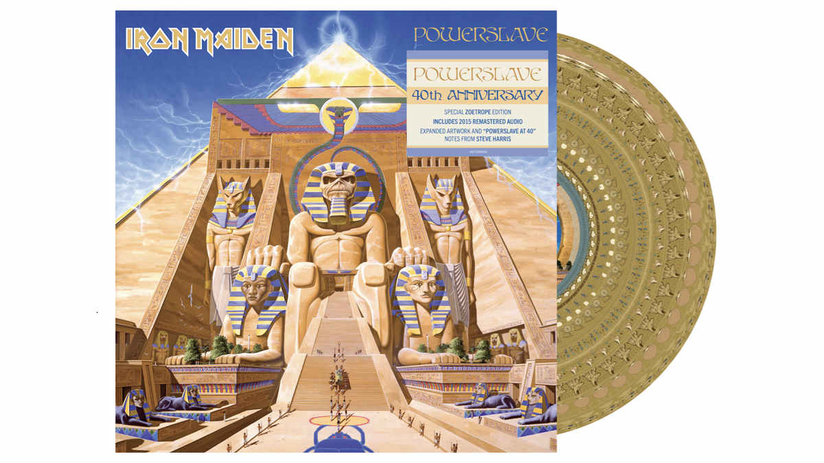 Iron Maiden Announce 'Powerslave' 40th Anniversary Zoetrope Vinyl Limited Edition