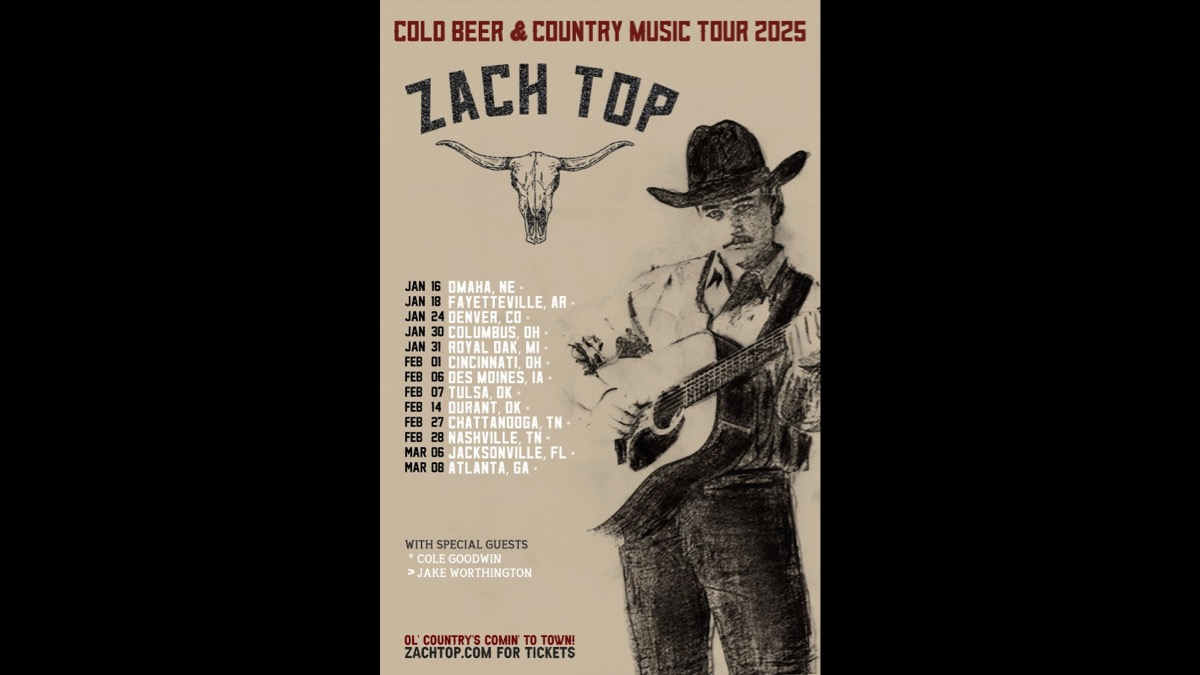 Zach Top Plots 2025 Headline Tour