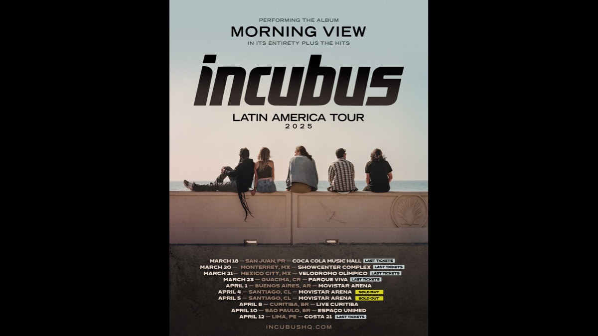 Incubus Conclude North American Morning View + The Hits Arena Tour