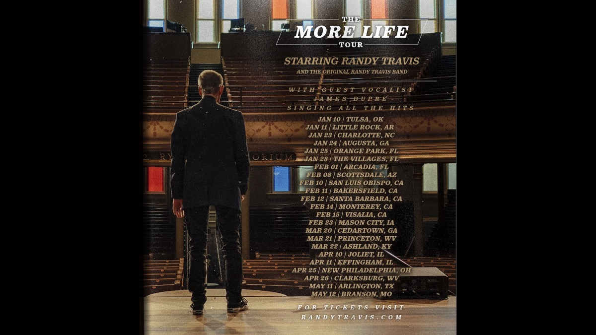 Randy Travis Announces 2025 More Life Tour Dates