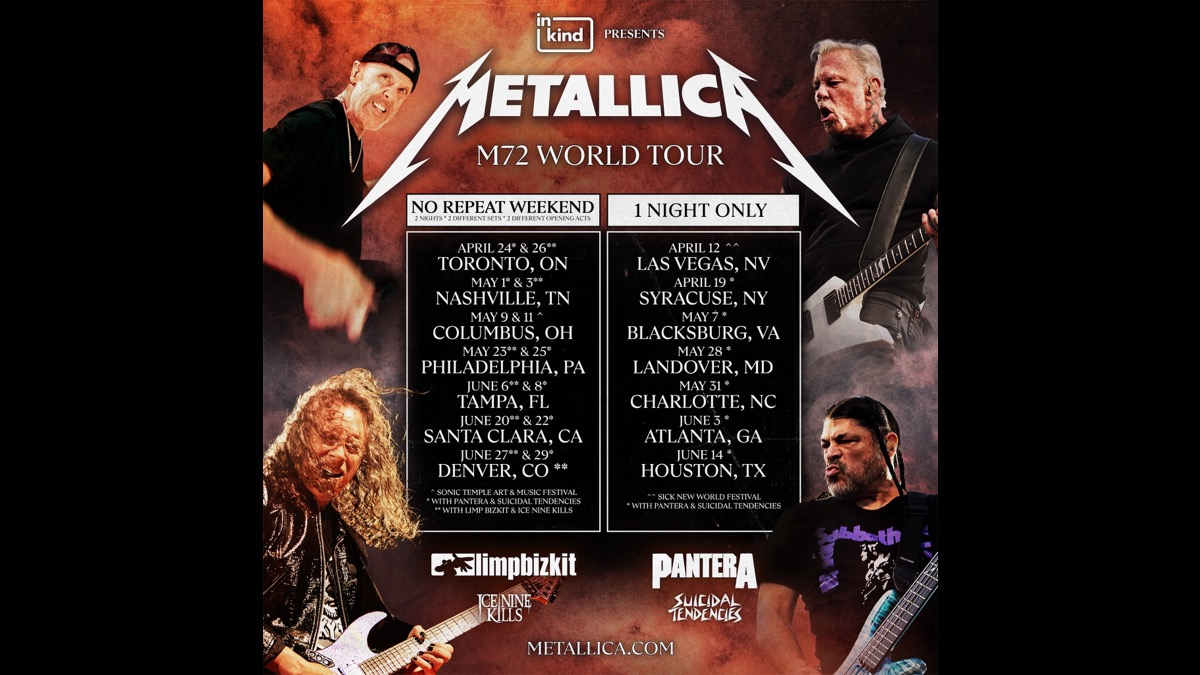 Metallica Extend M72 World Tour Into 2025