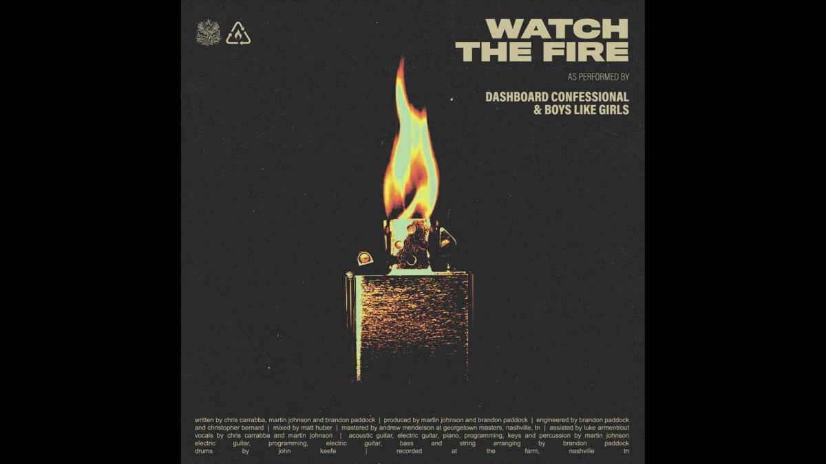 Dashboard Confessional and BOYS LIKE GIRLS 'Watch The Fire'