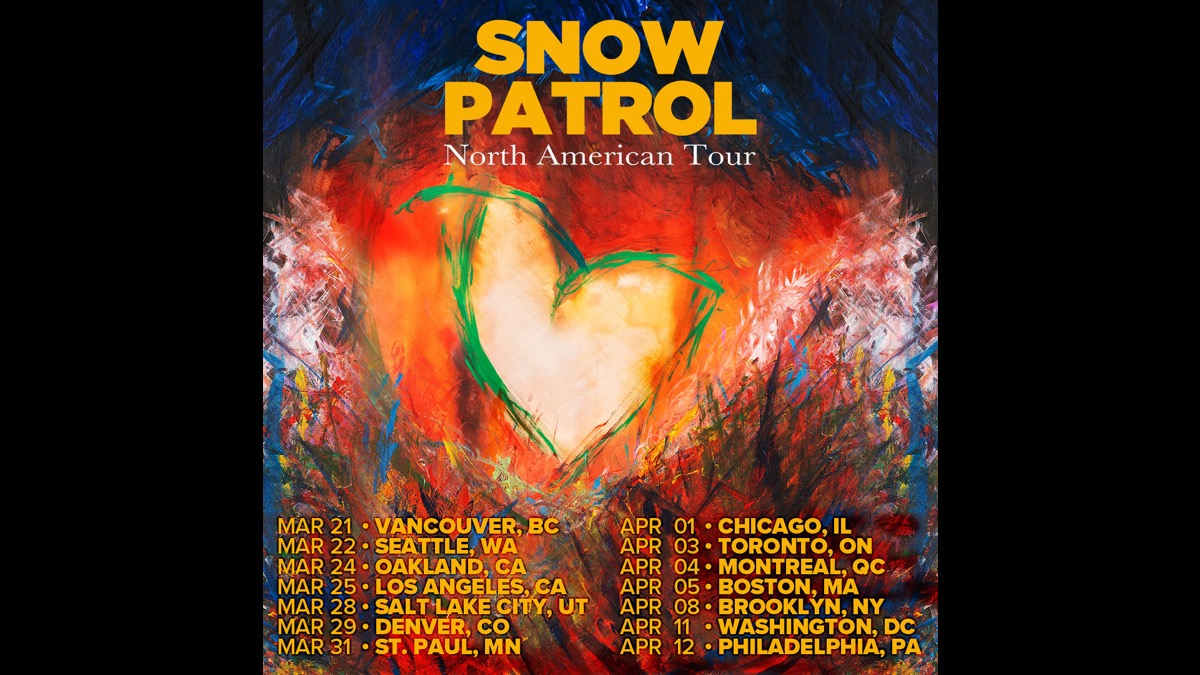 Snow Patrol Announce First North American Tour Since 2019