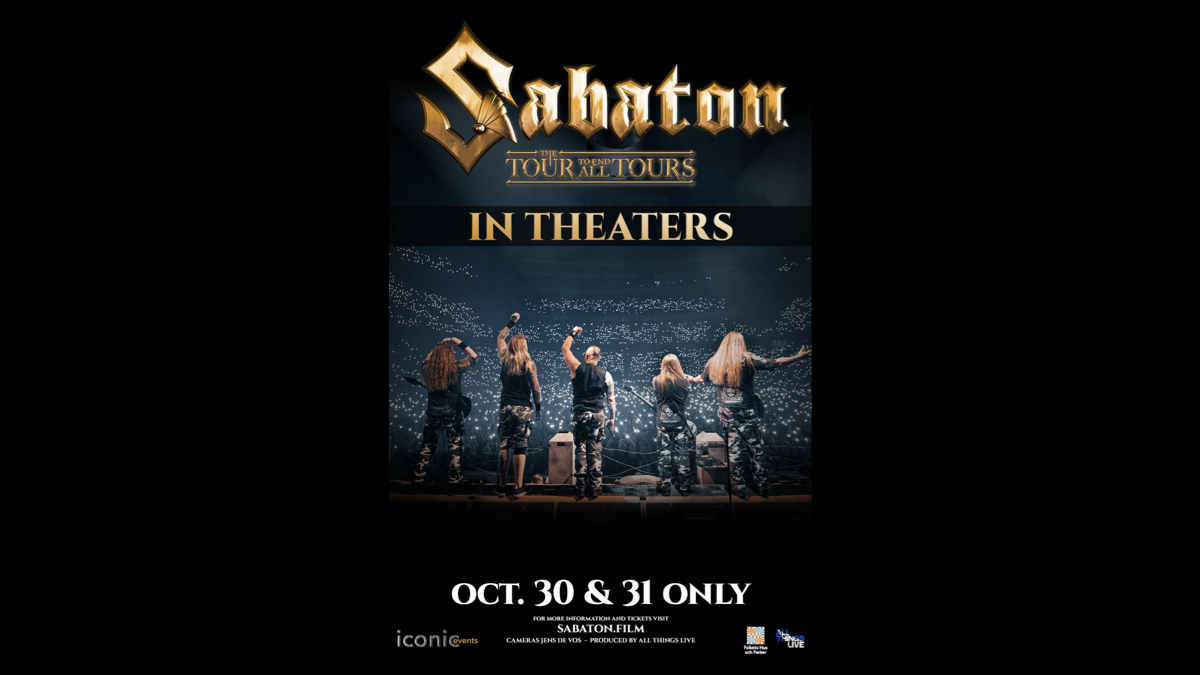 Sabaton's The Tour To End All Tours Concert Film Coming To Movie Theaters