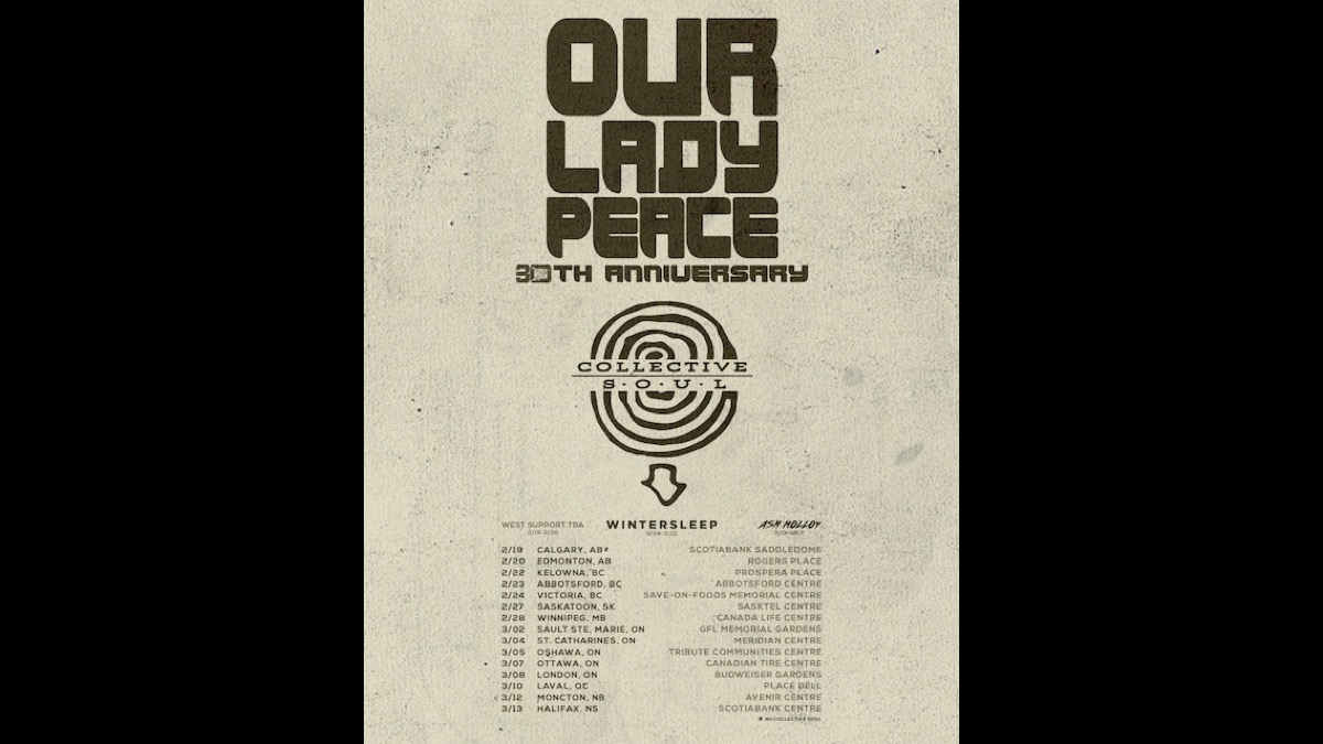 Collective Soul Joining Our Lady Peace For Canadian Tour