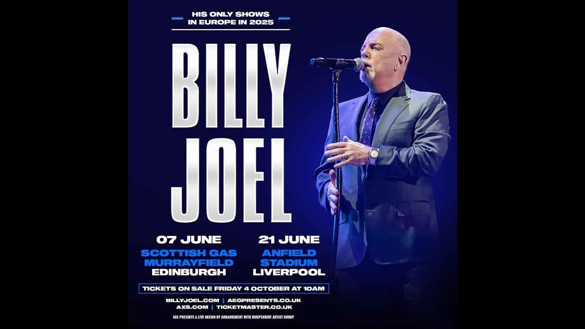 Billy Joel To Rock Liverpool and Edinburgh Next Summer