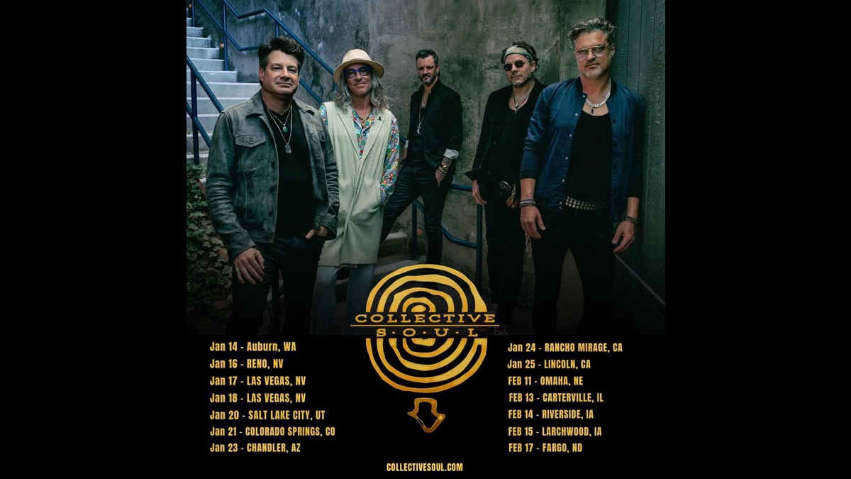 Collective Soul Announce 2025 U.S. Tour