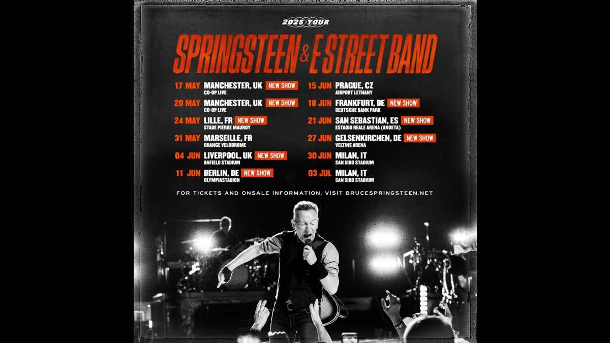 Bruce Springsteen and The E Street Band Expand 2025 Tour