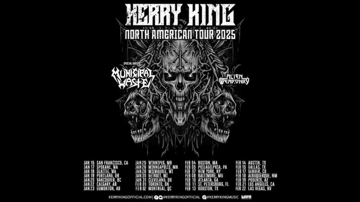 Slayer Legend Kerry King Announces North American Headline Tour