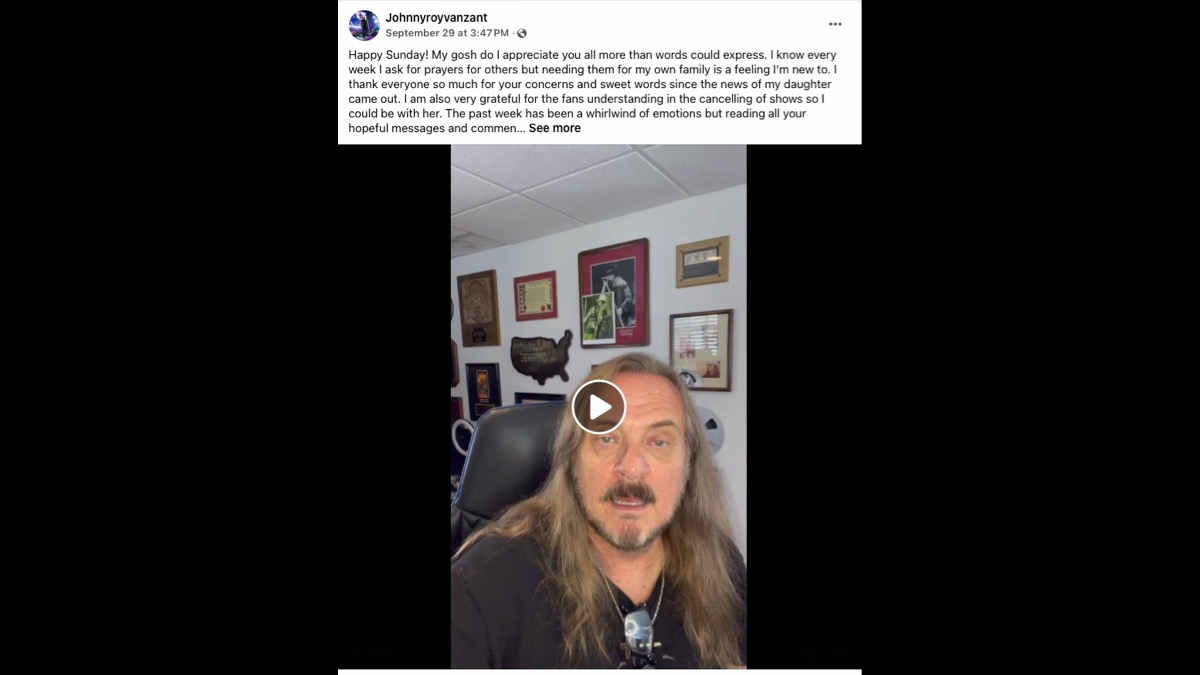 Lynyrd Skynyrd's Johnny Van Zant's Offers Hopeful Message Following Daughter's Medical Emergency