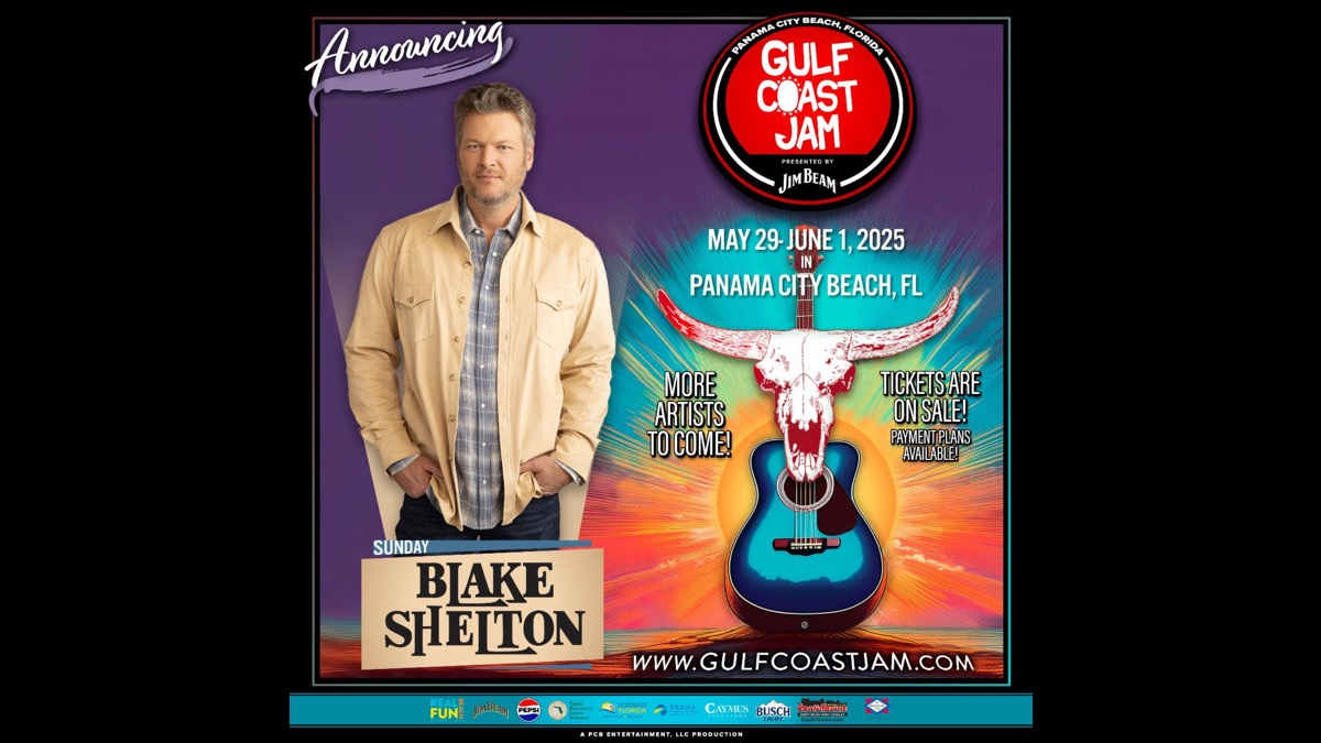 Blake Shelton To Headline Gulf Coast Jam