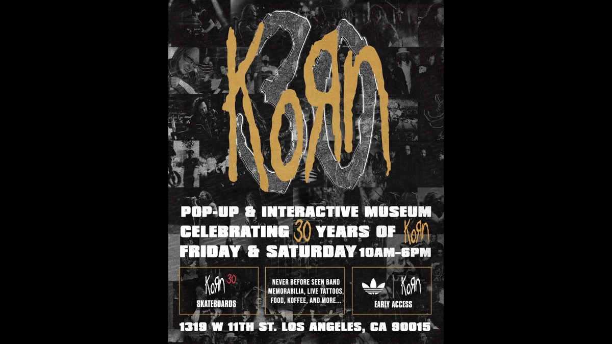 Korn Launching Interactive Pop-Up Museum For 30th Anniversary