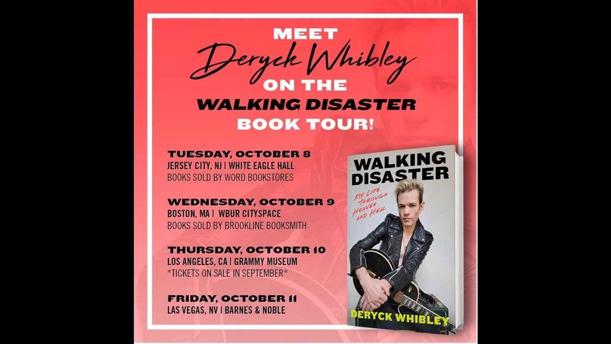 Sum 41's Deryck Whibley Launching Book Tour Today