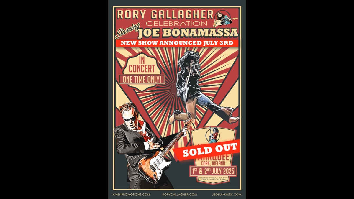 Joe Bonamassa Adds Third Rory Gallagher Celebration Show