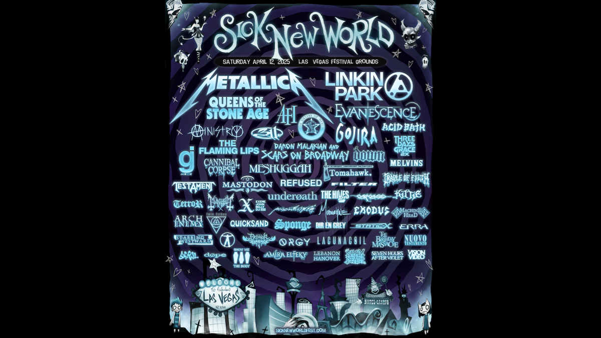 Metallica and Linkin Park Lead Sick New World Lineup