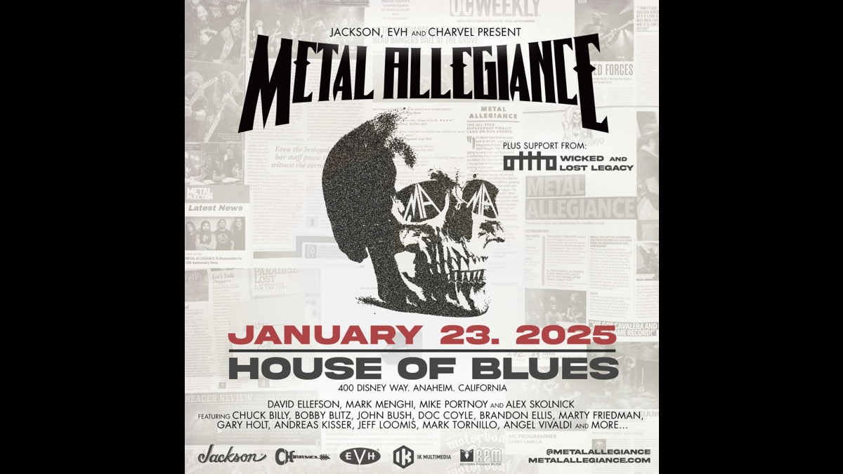 Supergroup Metal Allegiance Announce 2024 Anaheim Show