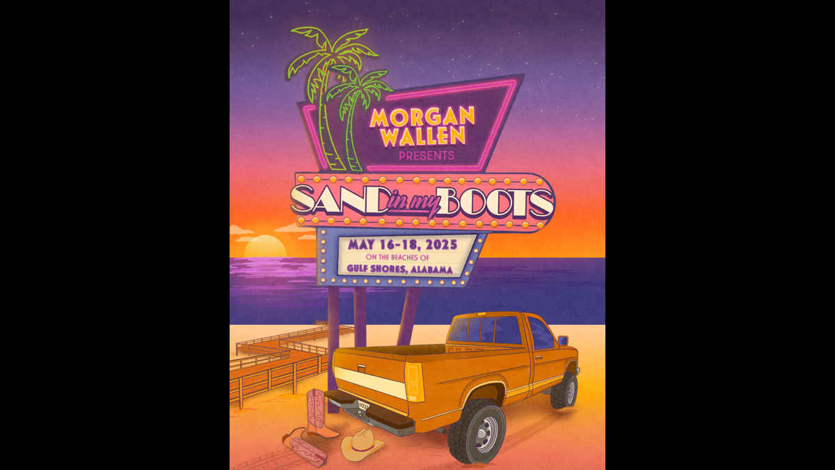 Morgan Wallen Launching Sand In My Boots Festival