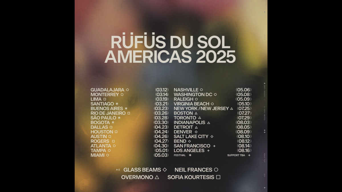 Rufus Du Sol Reveal North and South American Tour Dates